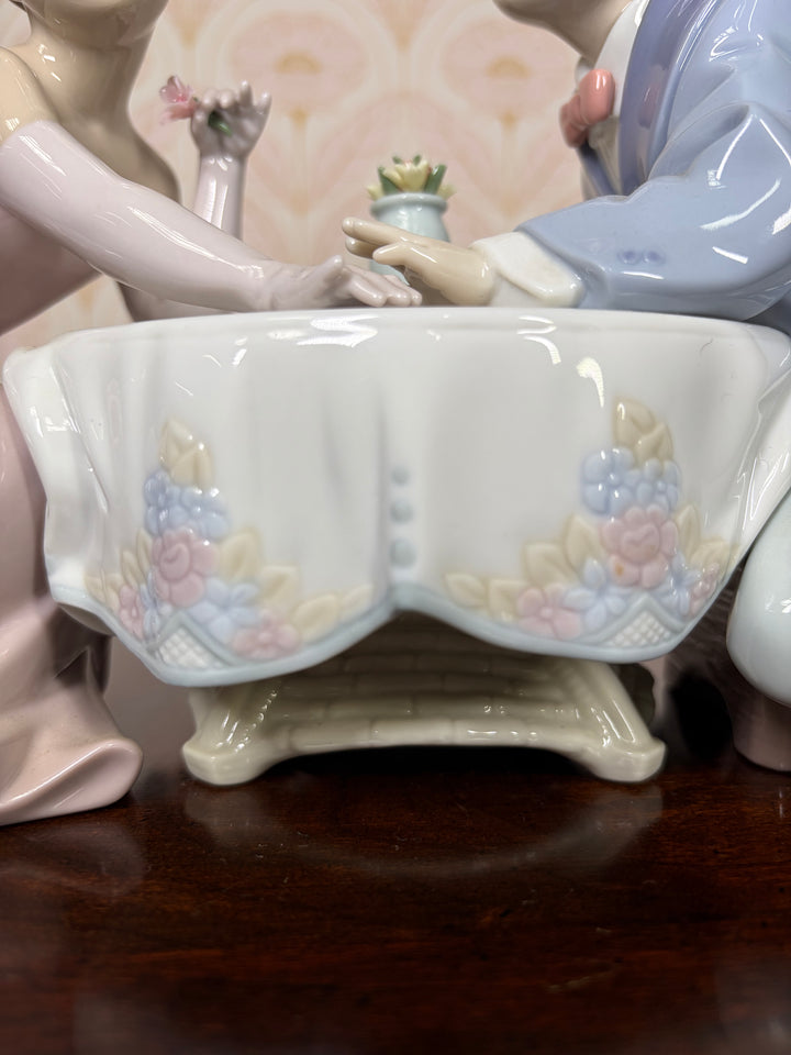 Lladro Porcelain Girl and Boy