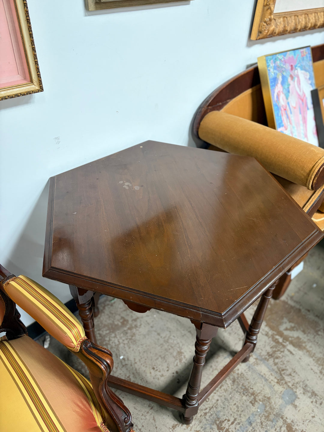 Hexagonal Side Table