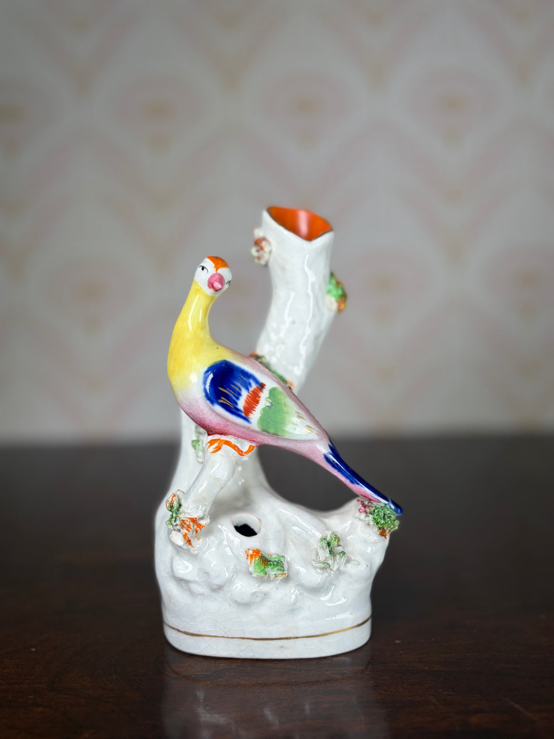 Staffordshire Bird Figurine