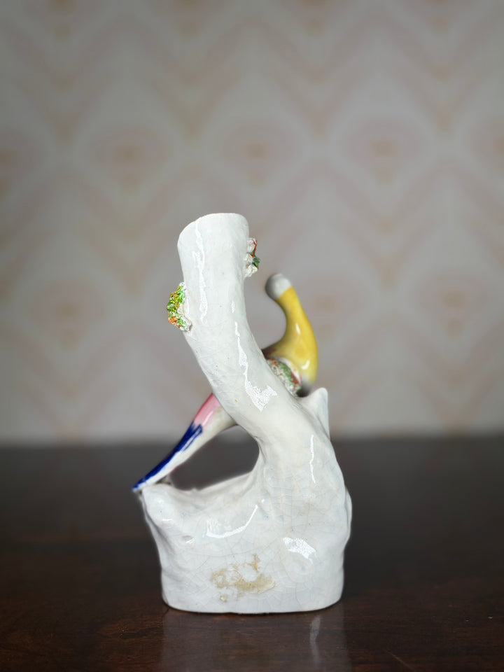 Staffordshire Bird Figurine