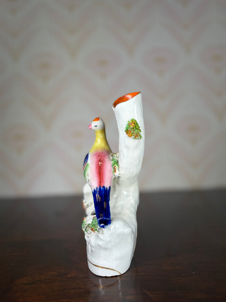 Staffordshire Bird Figurine