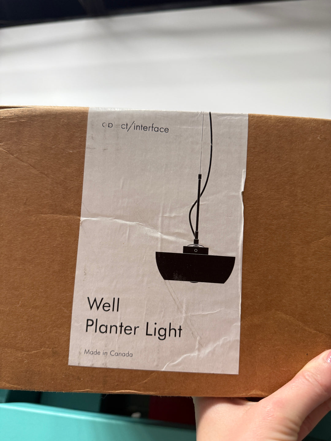 Black Well Planter Light (Please note that the light is black and not white)