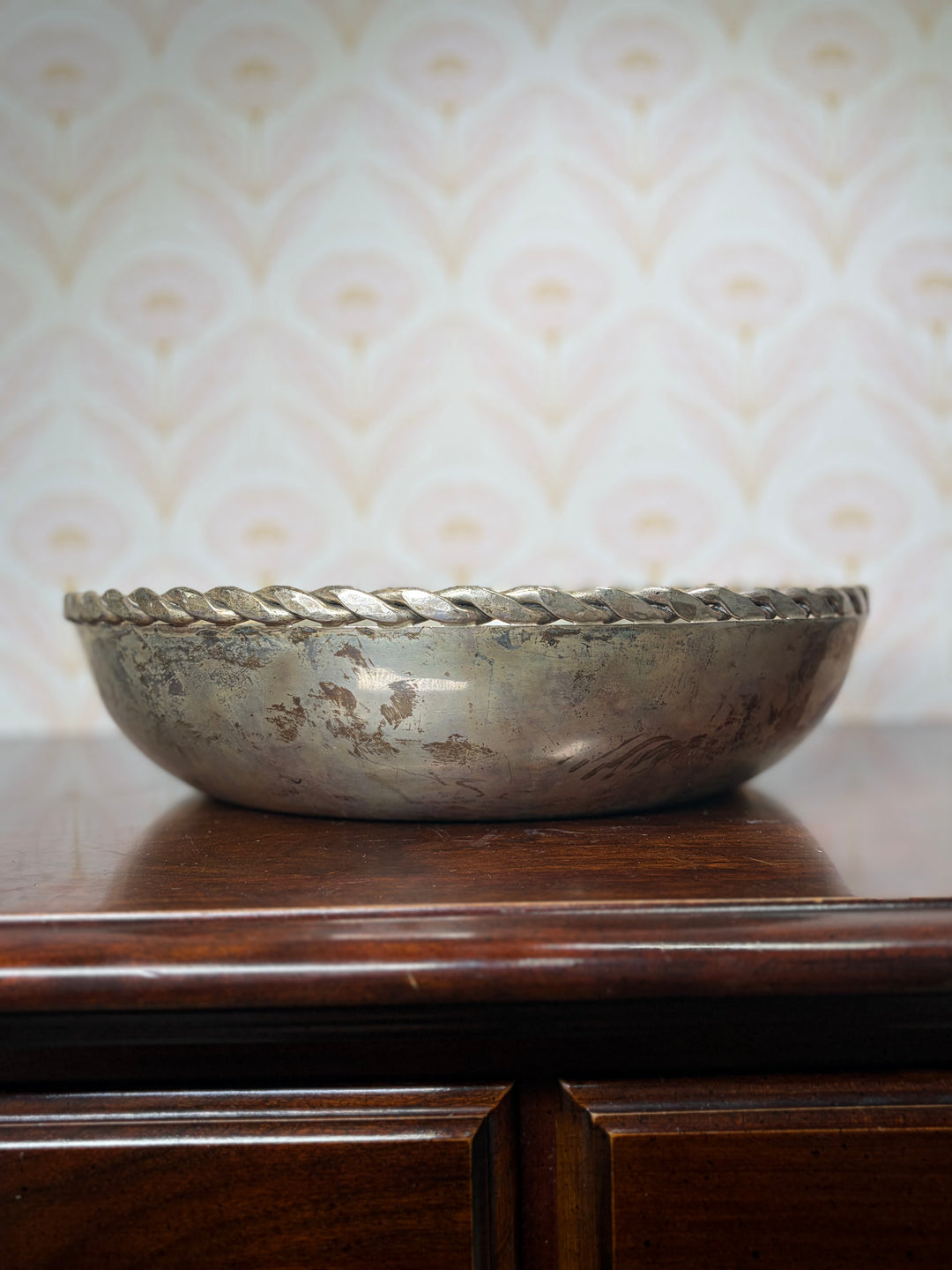 Braided Silver Bowl