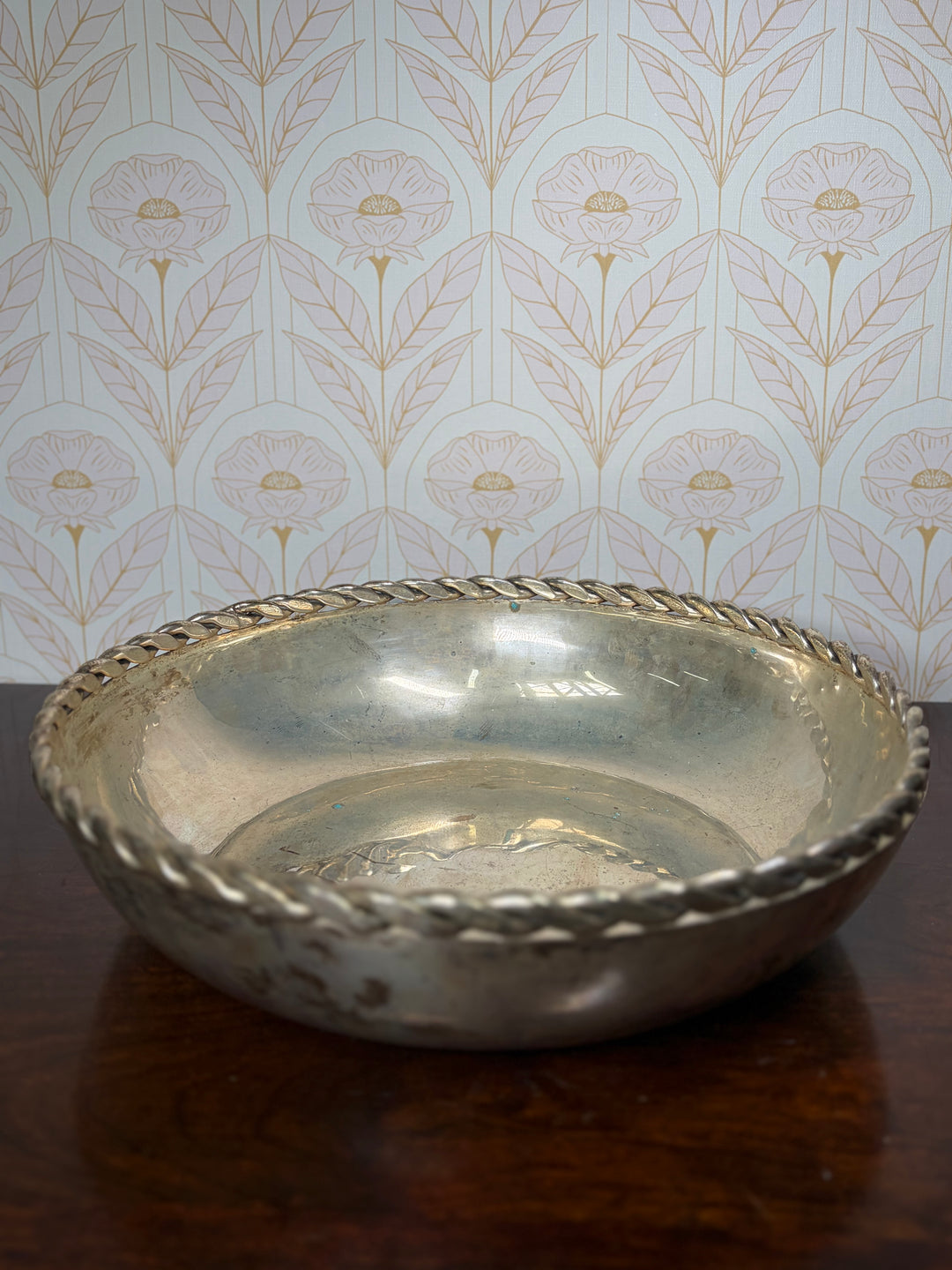 Braided Silver Bowl