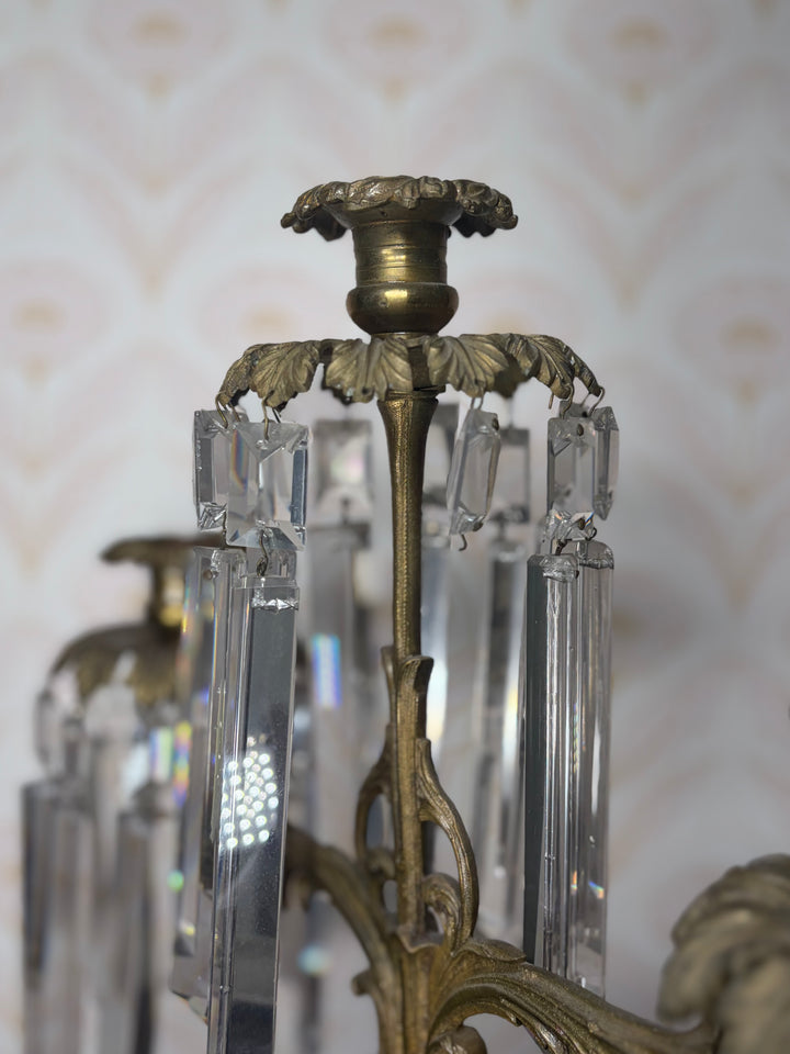Antique Brass Candleholder