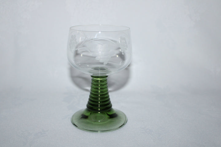Luminarc - Roemer Wine Glasses Set of 12 With Etched Grape & Vine Pattern