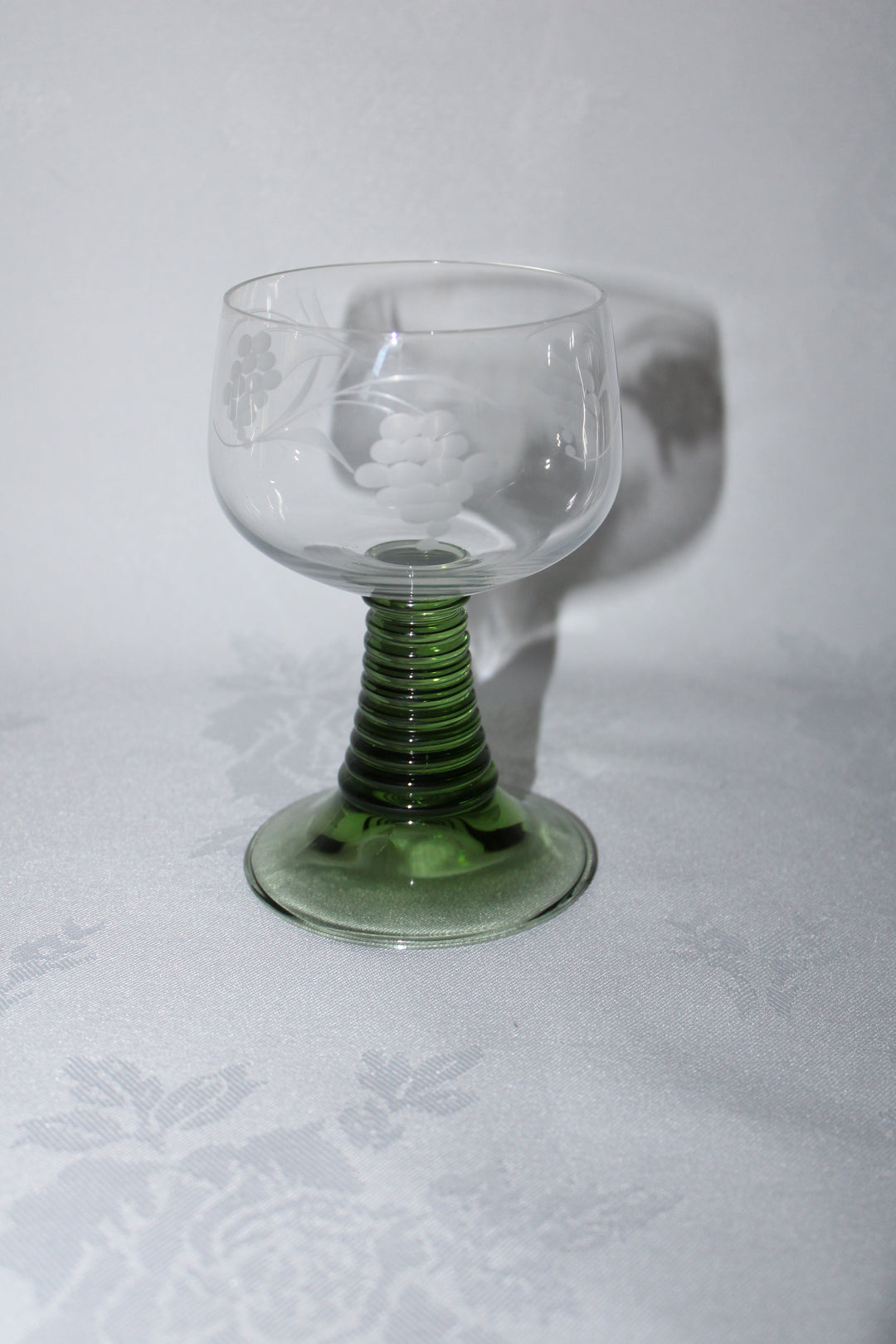 Luminarc - Roemer Wine Glasses Set of 12 With Etched Grape & Vine Pattern