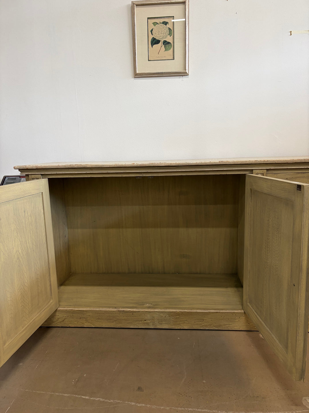 Large French Painted Credenza