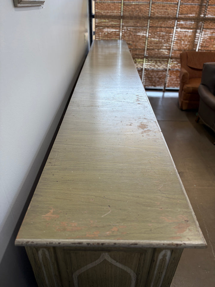 Large French Painted Credenza