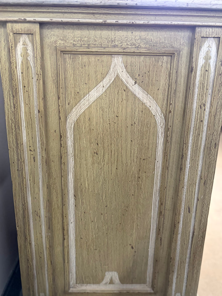 Large French Painted Credenza