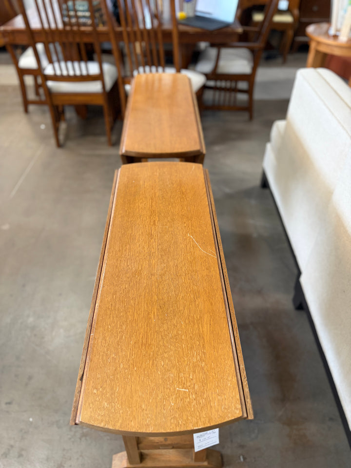 Drop Leaf Side Tables - Set of 2