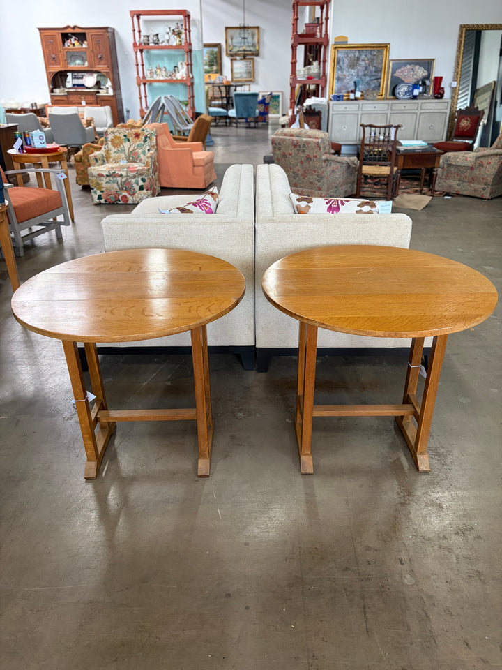 Drop Leaf Side Tables - Set of 2