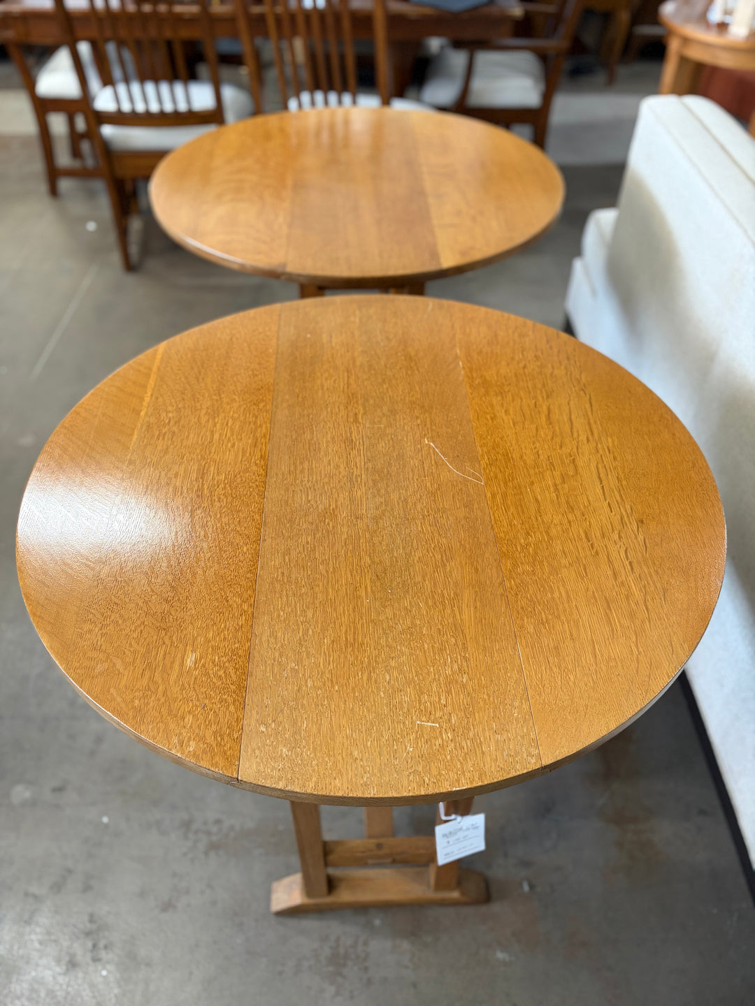 Drop Leaf Side Tables - Set of 2