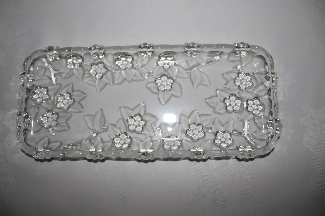 13" Mikasa Carmen Crystal Canape Tray