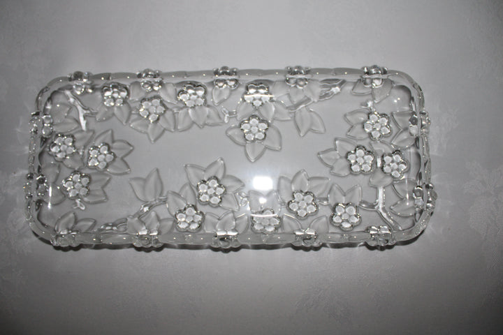 13" Mikasa Carmen Crystal Canape Tray