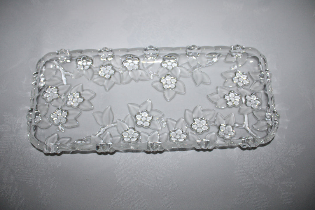 13" Mikasa Carmen Crystal Canape Tray