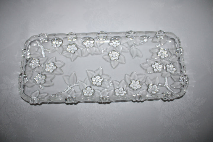 13" Mikasa Carmen Crystal Canape Tray