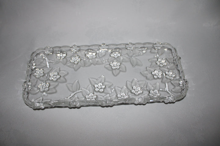 13" Mikasa Carmen Crystal Canape Tray