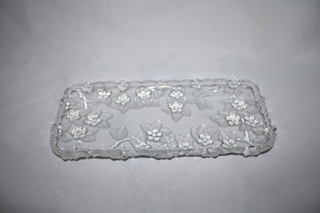13" Mikasa Carmen Crystal Canape Tray