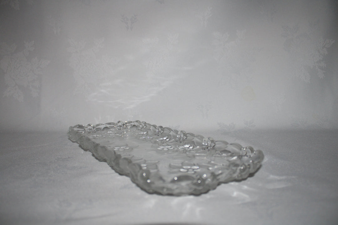 13" Mikasa Carmen Crystal Canape Tray
