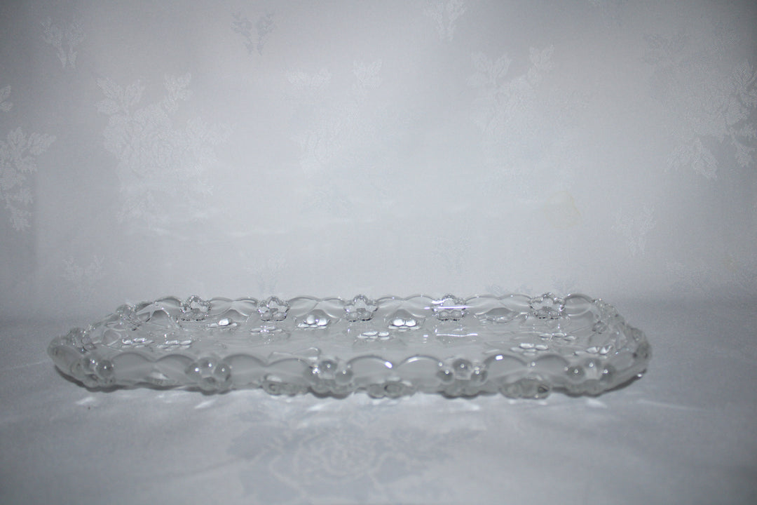 13" Mikasa Carmen Crystal Canape Tray