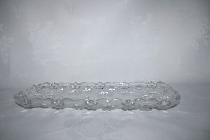 13" Mikasa Carmen Crystal Canape Tray