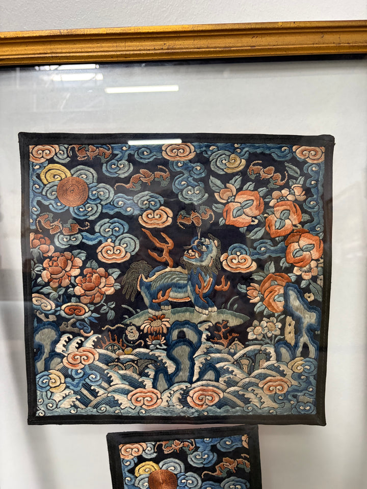 Chinese Silk Rank Badge