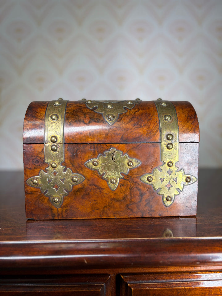 Antique Dome Calling Card Box