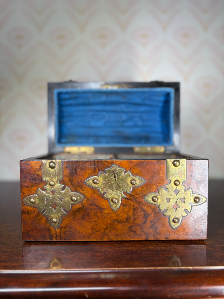 Antique Dome Calling Card Box
