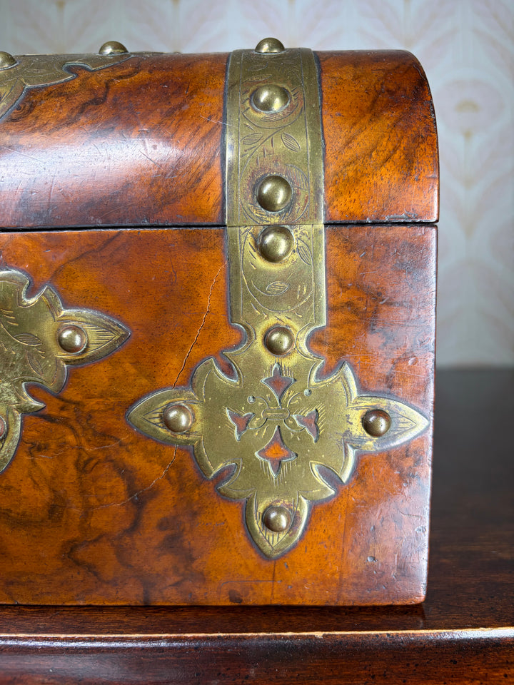 Antique Dome Calling Card Box