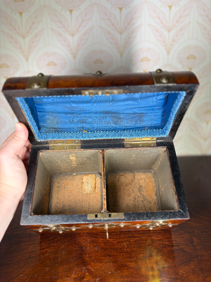 Antique Dome Calling Card Box
