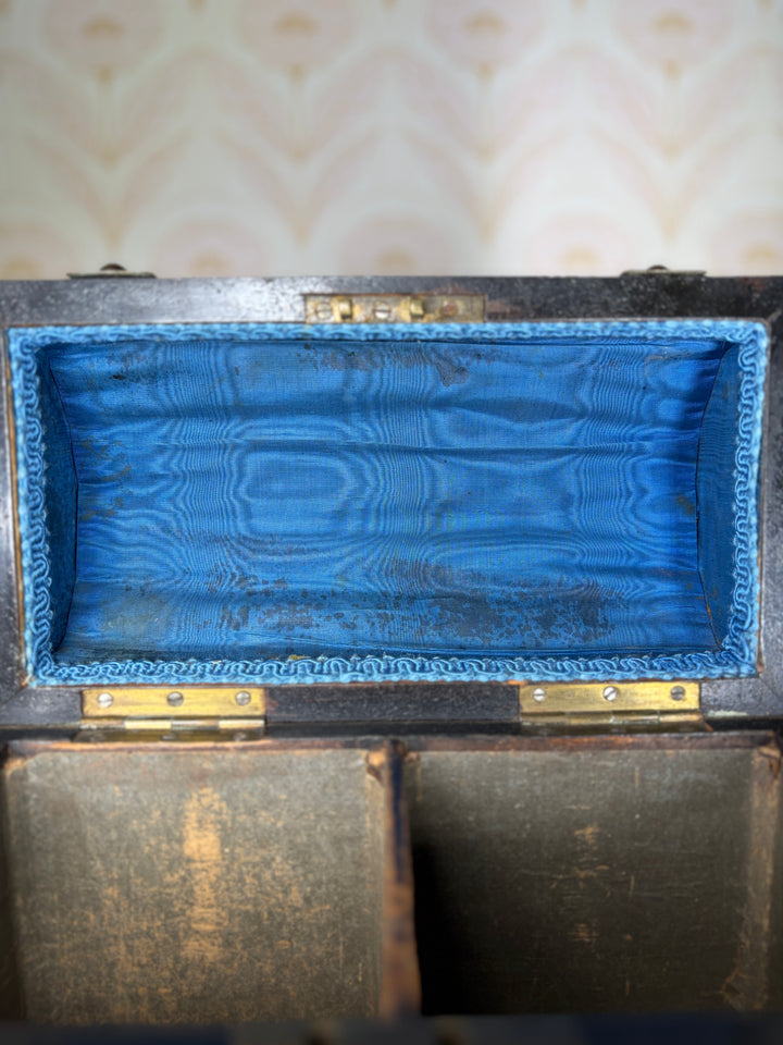 Antique Dome Calling Card Box