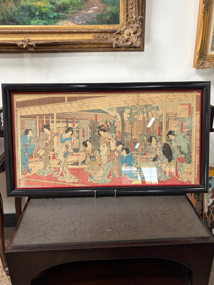 Japanese Block Print - Framed