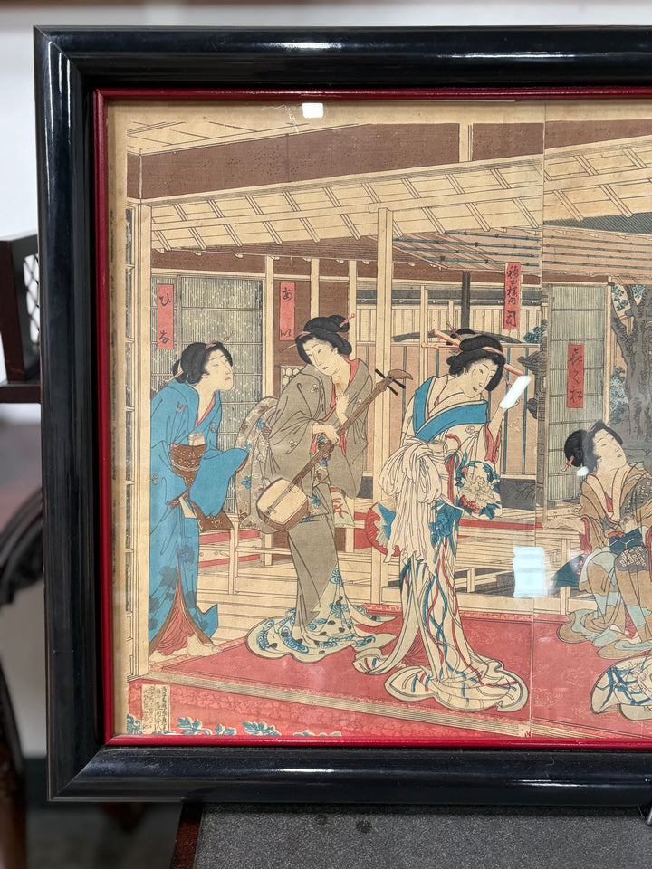 Japanese Block Print - Framed