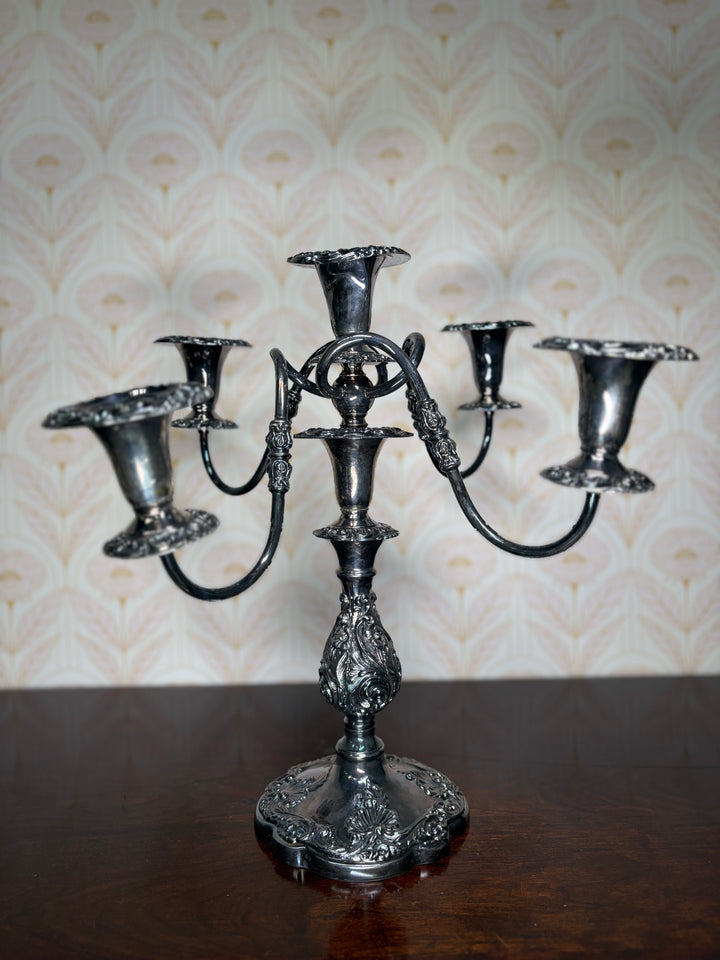 Silver Plated Candleabra