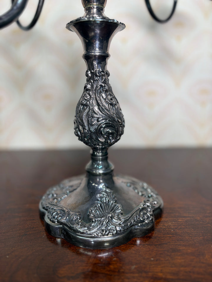 Silver Plated Candleabra
