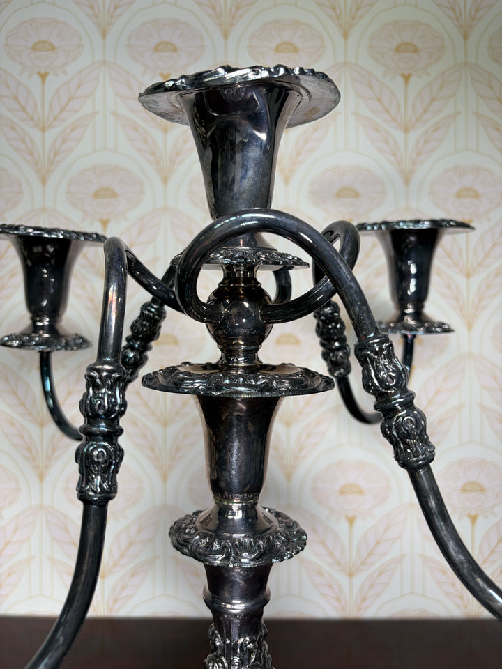 Silver Plated Candleabra