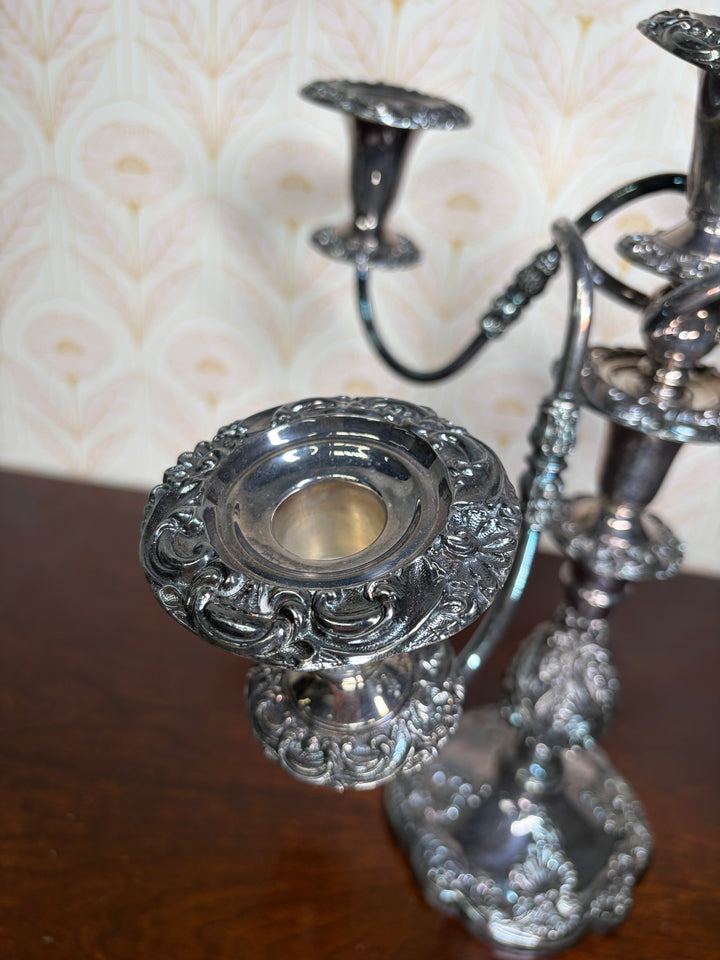 Silver Plated Candleabra