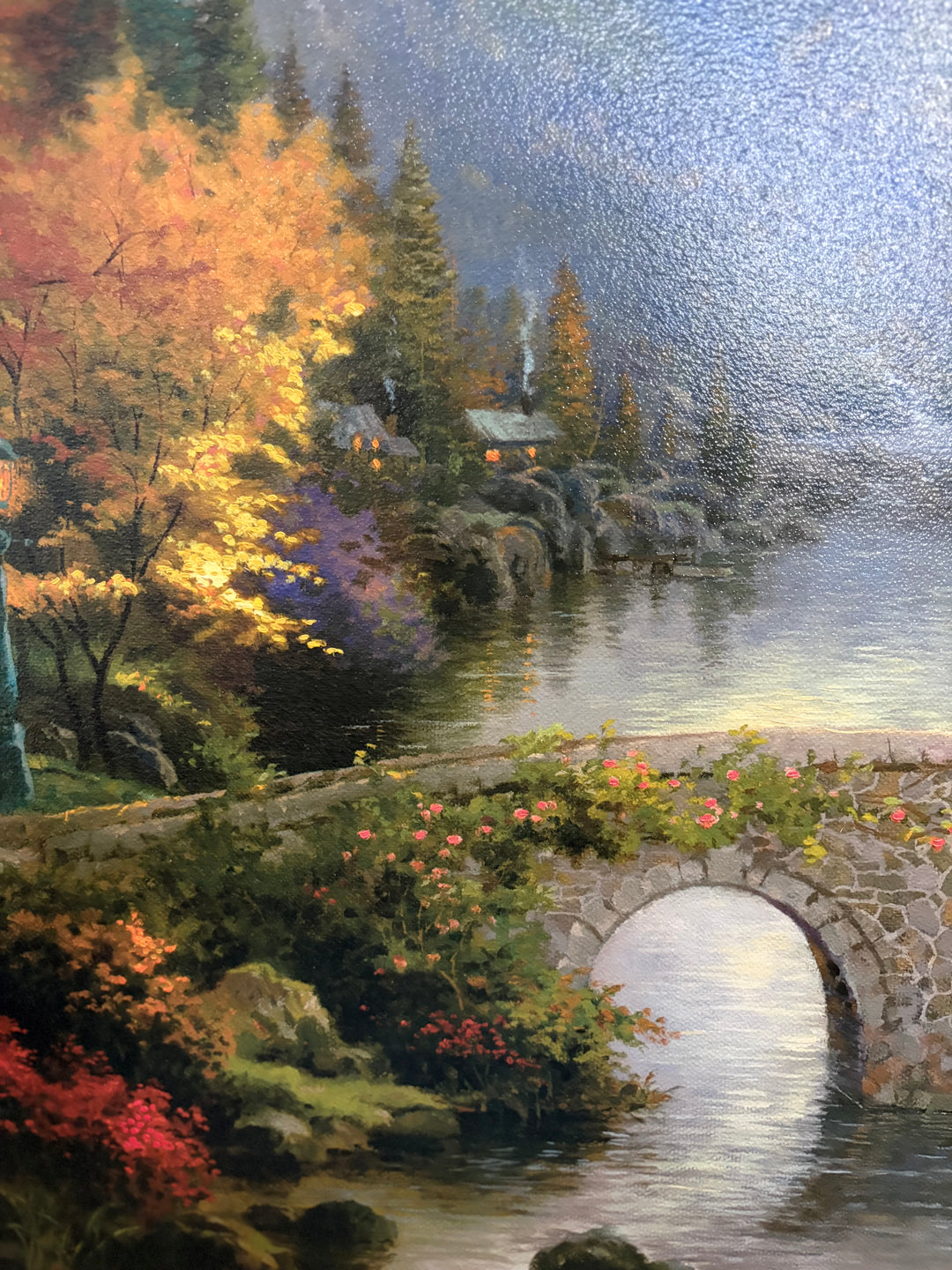 "The Mountain Chapel" - Thomas Kinkade Lithograph