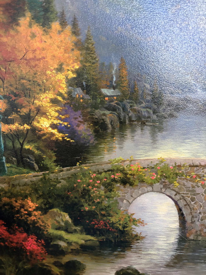"The Mountain Chapel" - Thomas Kinkade Lithograph