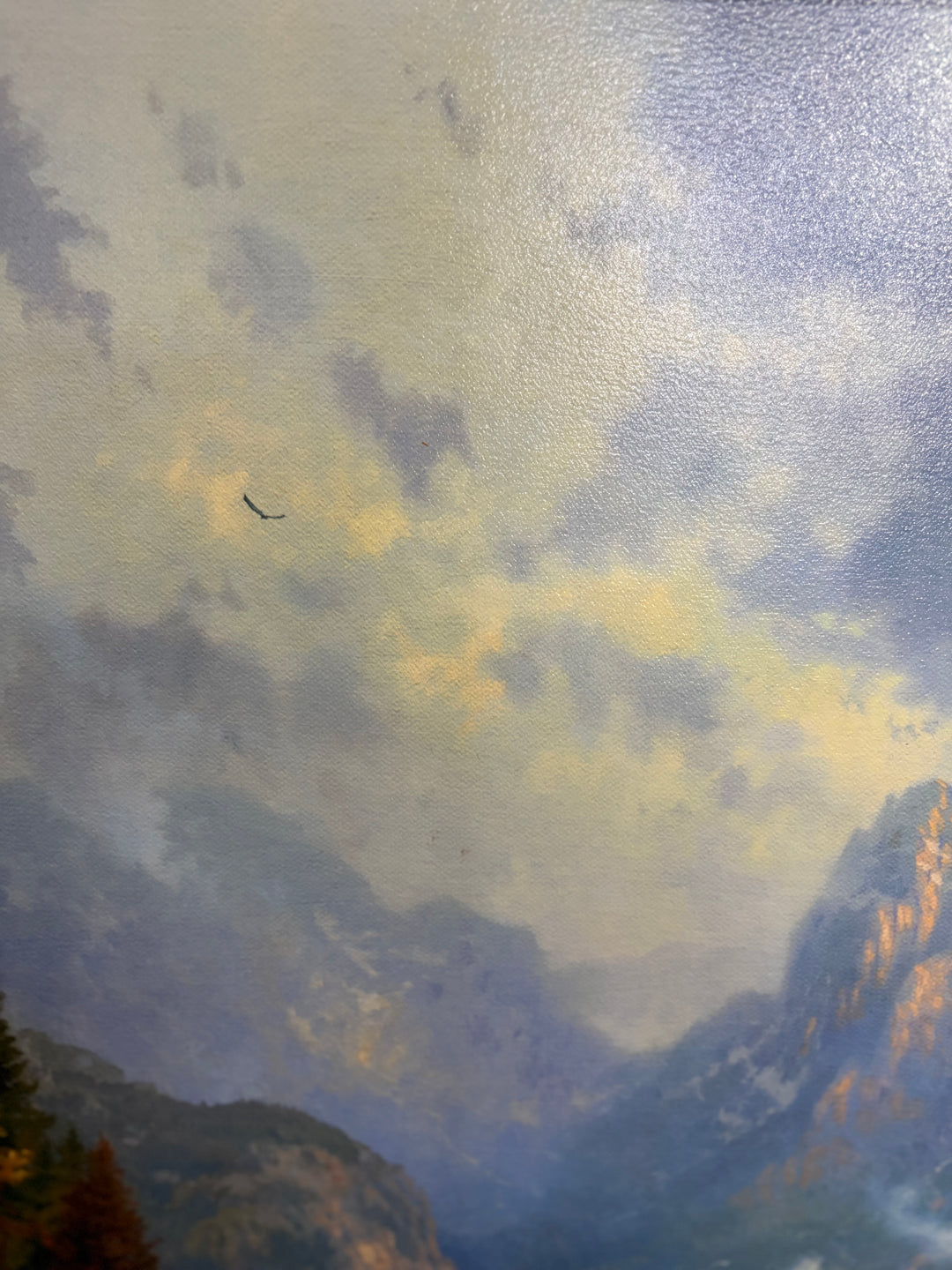"The Mountain Chapel" - Thomas Kinkade Lithograph
