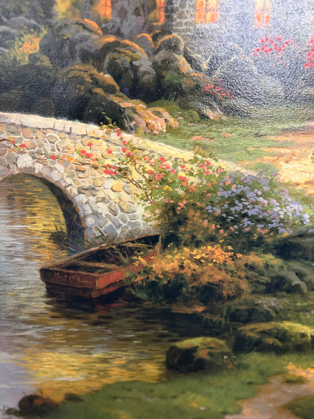 "The Mountain Chapel" - Thomas Kinkade Lithograph