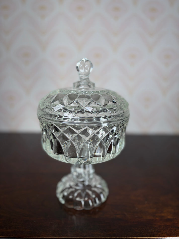 Crystal Candy Dish with Lid
