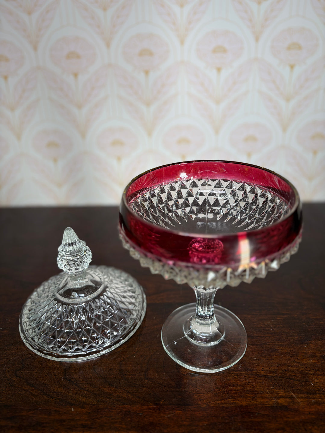 Crystal Candy Dish with Lid