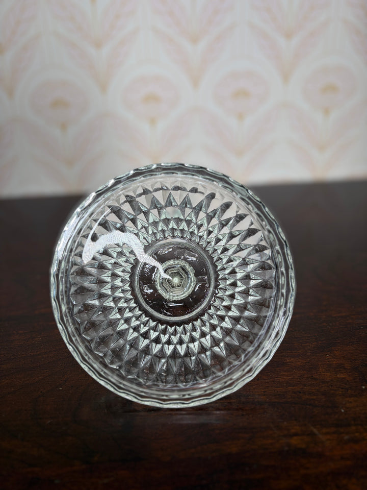 Crystal Candy Dish with Lid