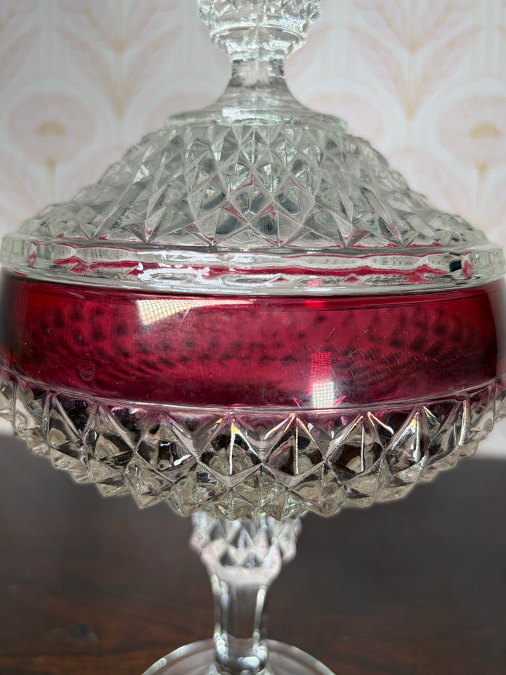 Crystal Candy Dish with Lid