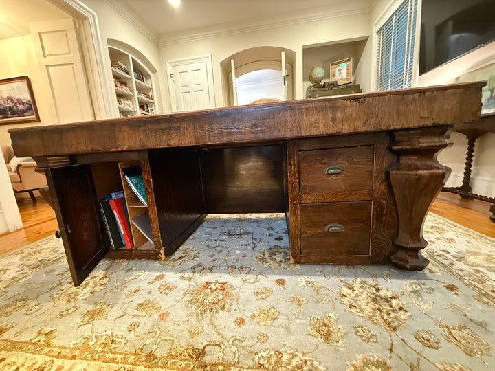 Executive Desk (Likely Oak)