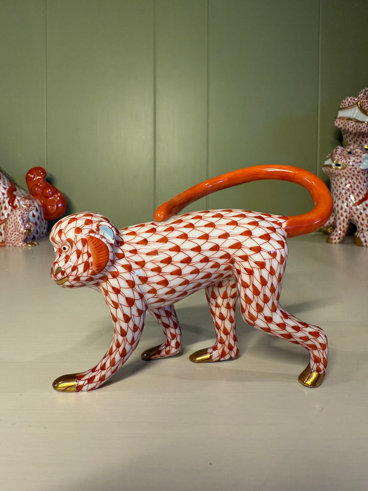 Small Herend Walking Monkey