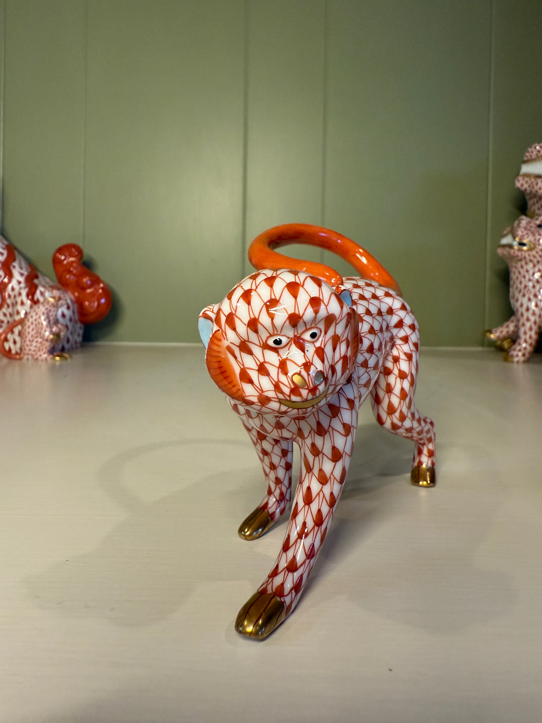 Small Herend Walking Monkey