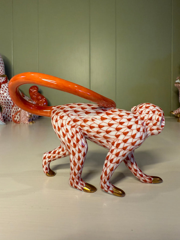 Small Herend Walking Monkey